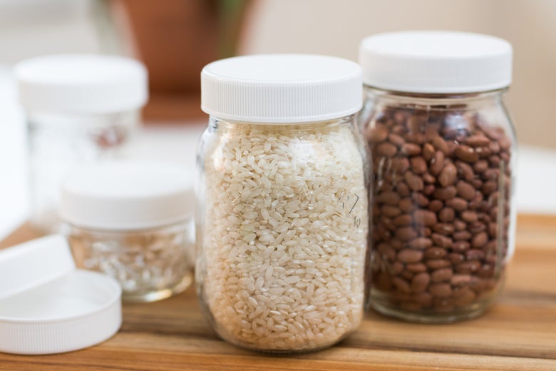 Cornucopia Brands White Plastic Standard Mason Jar Lids being used on mason jars.